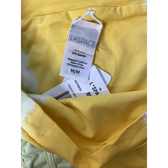 NWT L*Space Womens Frenchi Printed High Waisted Bikini Bottoms Size Medium‎ $110 - Picture 8 of 11